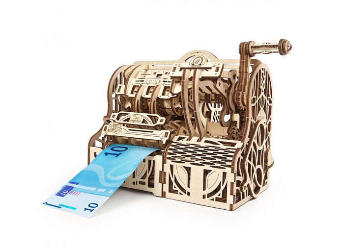 Puzzle 3D Casa de marcat din lemn Ugears [4]