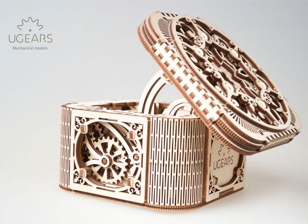 Puzzle 3D Cufar Comori - Model Mecanic din Lemn Ugears [17]