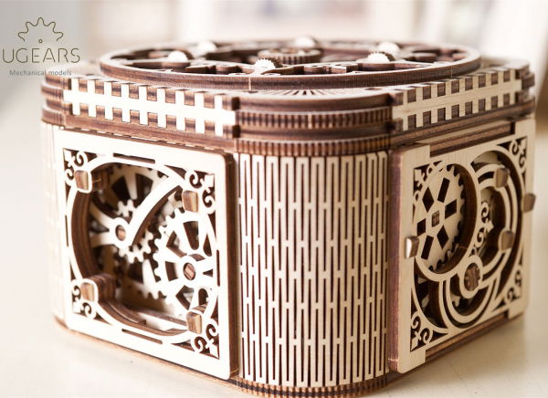 Puzzle 3D Cufar Comori - Model Mecanic din Lemn Ugears [20]