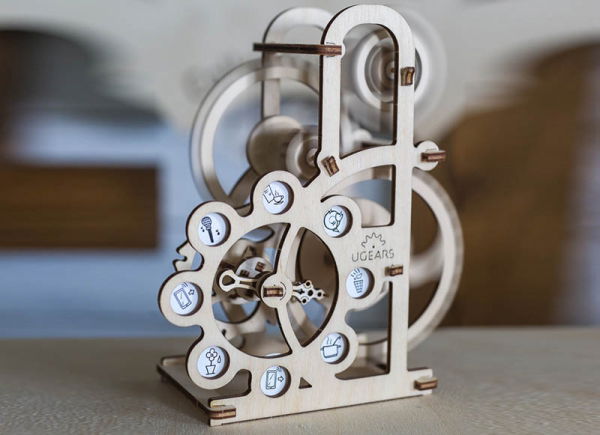 Puzzle 3D Dinamometru din Lemn Ugears [5]