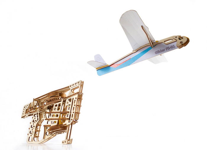 Puzzle 3D Flight Starter din lemn Ugears [18]