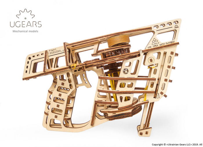 Puzzle 3D Flight Starter din lemn Ugears [20]