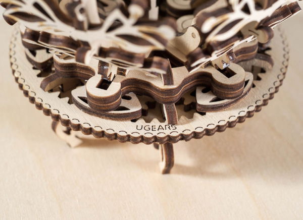 Puzzle 3D Floare din Lemn Ugears [12]