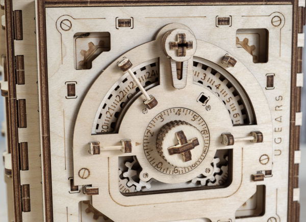 Puzzle 3D Seif din Lemn Ugears [19]