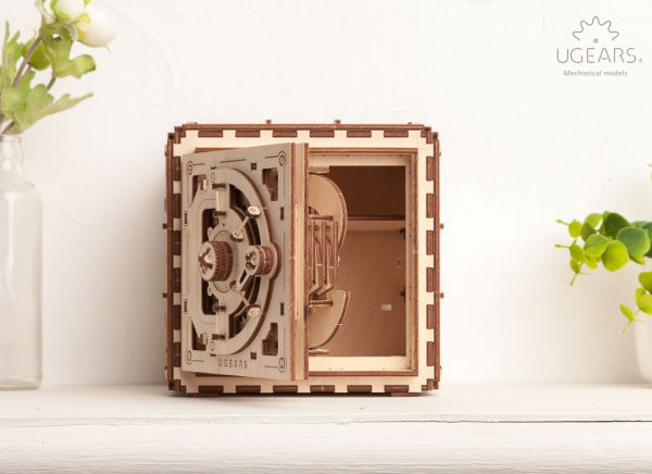 Puzzle 3D Seif din Lemn Ugears [15]