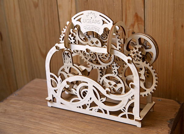 Puzzle 3D Teatru Mecanic din Lemn Ugears [8]