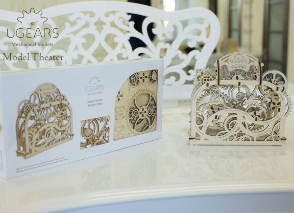 Puzzle 3D Teatru Mecanic din Lemn Ugears [11]