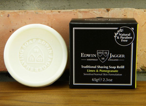 Sapun pentru barbierit Limes & Pomegranate 65G, Edwin Jagger [2]