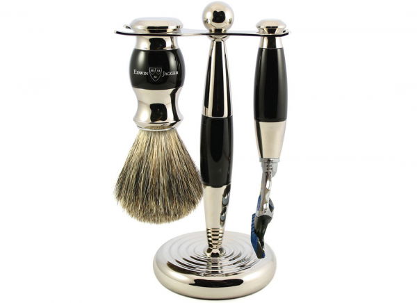 Set cadou barbati pentru barbierit 3 piese Light Horn Fusion Proglide, Edwin Jagger [6]