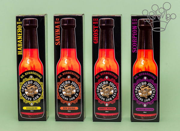 Set de 4 sosuri super picante PSYCHO Juice [6]