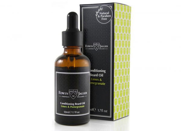 Ulei pentru ingrijire barba Limes & Pomegranate, Edwin Jagger [1]