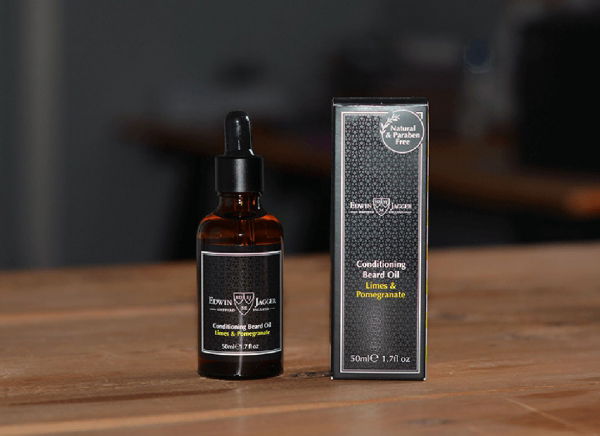 Ulei pentru ingrijire barba Limes & Pomegranate, Edwin Jagger [2]