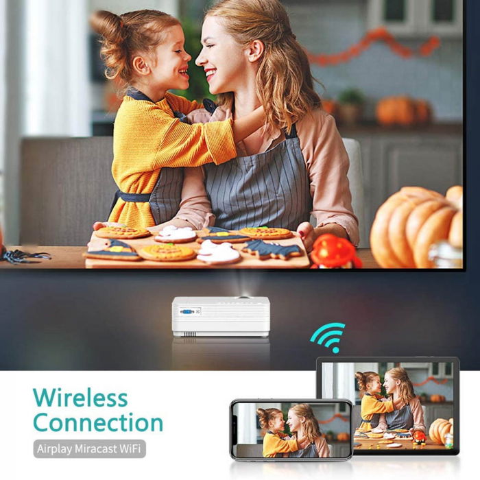 Videoproiector LED Vankyo Leisure 470, 4000 Lumeni, Geanta transport si telecomanda [4]