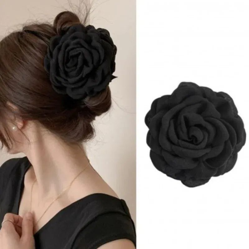 Accesoriu de Par Trandafir Negru [3]