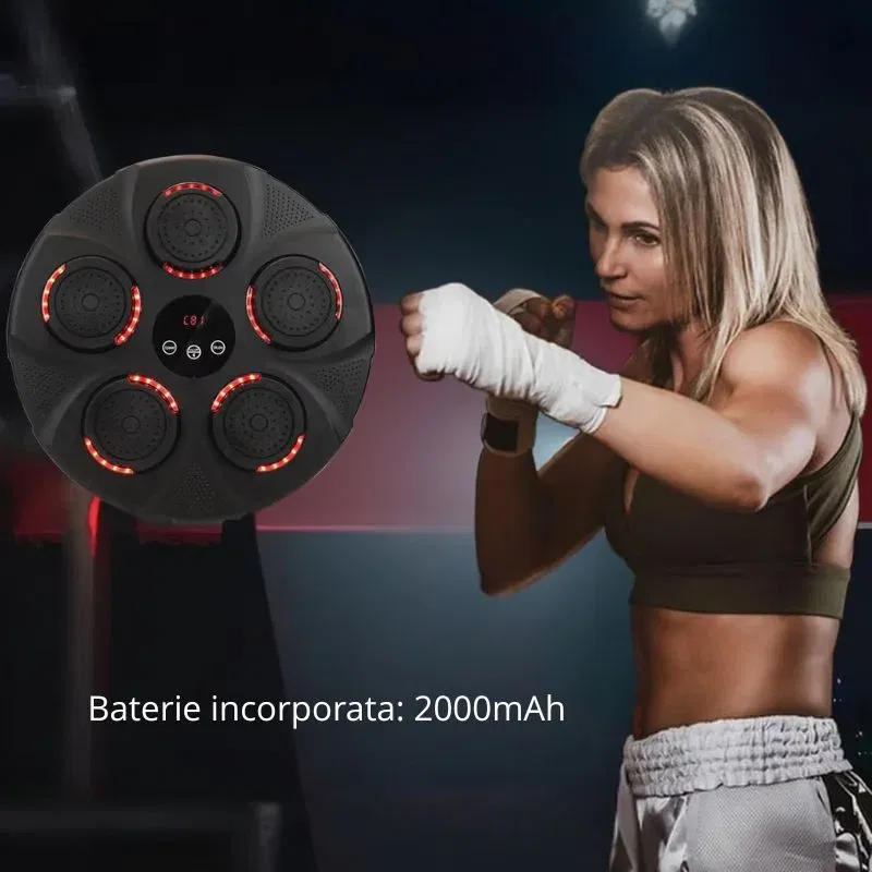 Aparat de box Smart cu muzica si lumina LED [10]