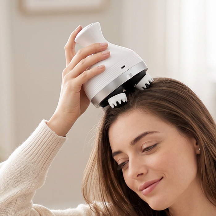 Aparat de masaj electric multifunctional pentru scalp si corp [1]