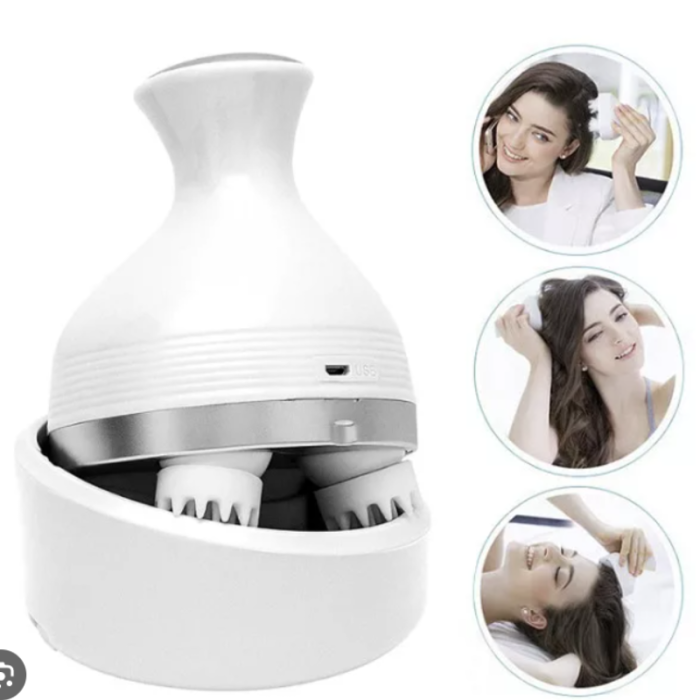 Aparat de masaj electric multifunctional pentru scalp si corp [3]
