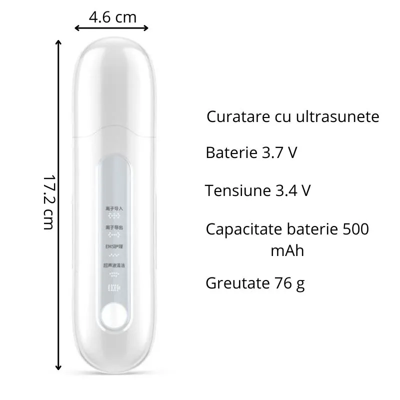 Aparat de peeling ultrasonic pentru fata [9]