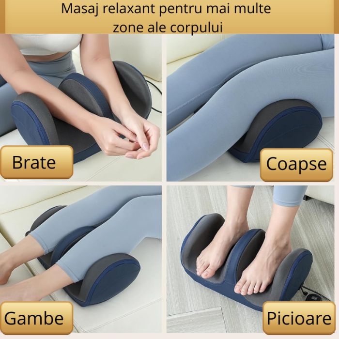 Aparat electric de masaj pentru picioare, gambe si brate [5]
