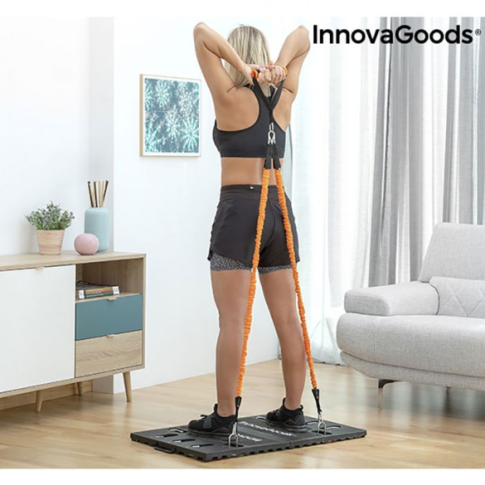Aparat fitness multifunctional, cu ghid exercitii si geanta voiaj [7]