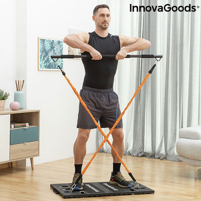 Aparat fitness multifunctional, cu ghid exercitii si geanta voiaj [2]