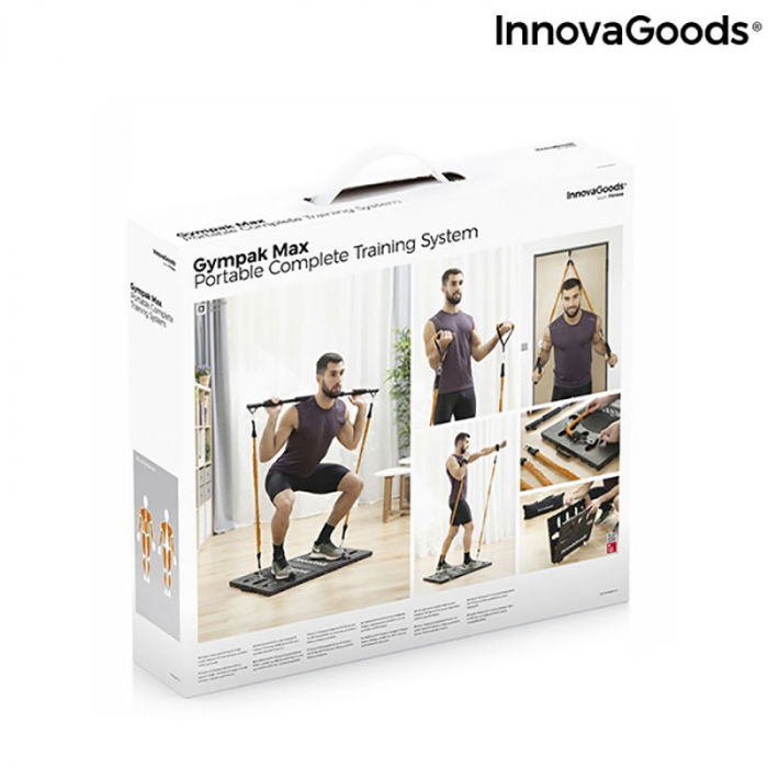 Aparat fitness multifunctional, cu ghid exercitii si geanta voiaj [15]