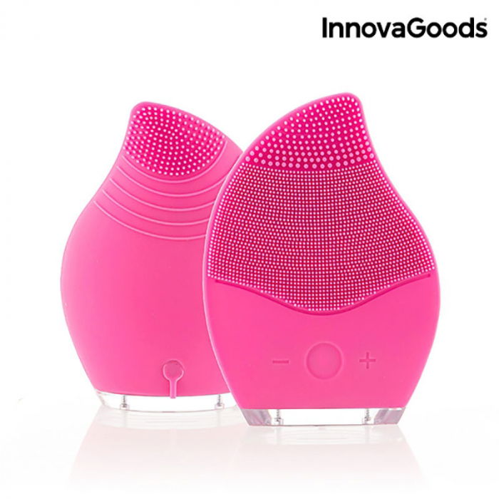 Aparat masaj si curatare faciala Pinky, din silicon [5]