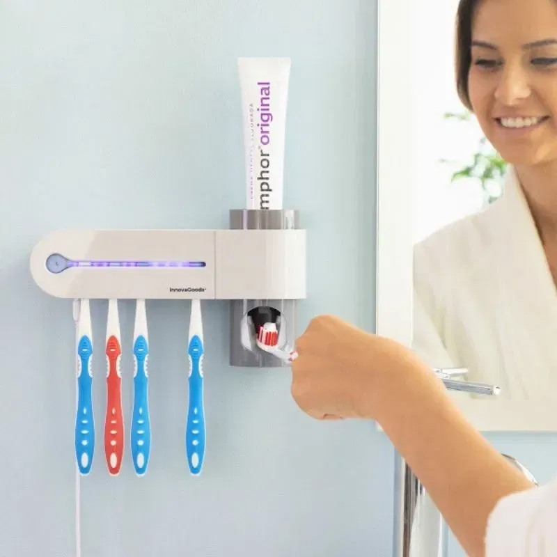 Aparat pentru sterilizarea periutei de dinti si dispenser pasta [3]