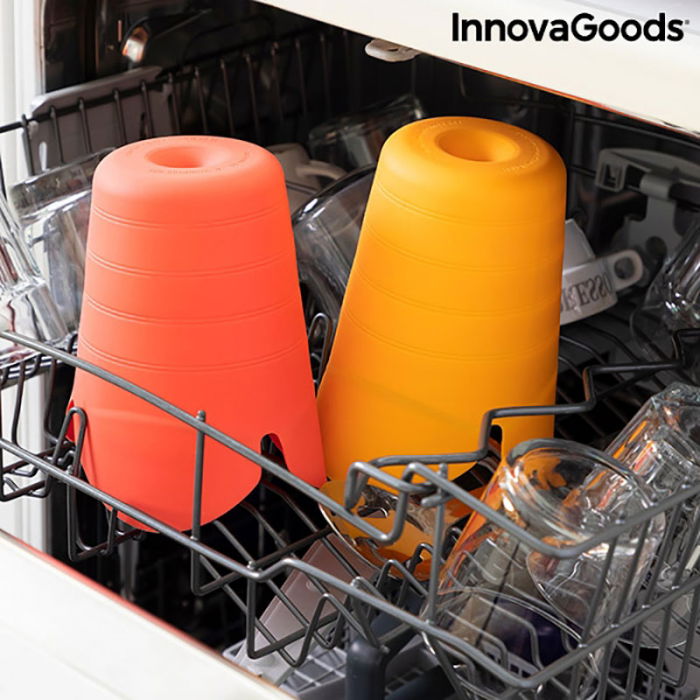 Aparat popcorn fara ulei, Popbox pliabil, din silicon [5]