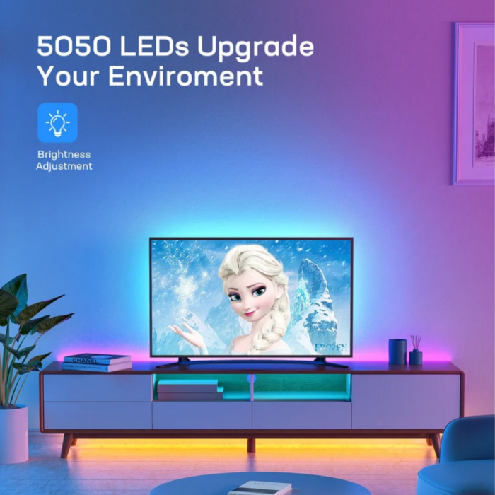 Banda LED Teckin, Picteaza camera in culori [10]