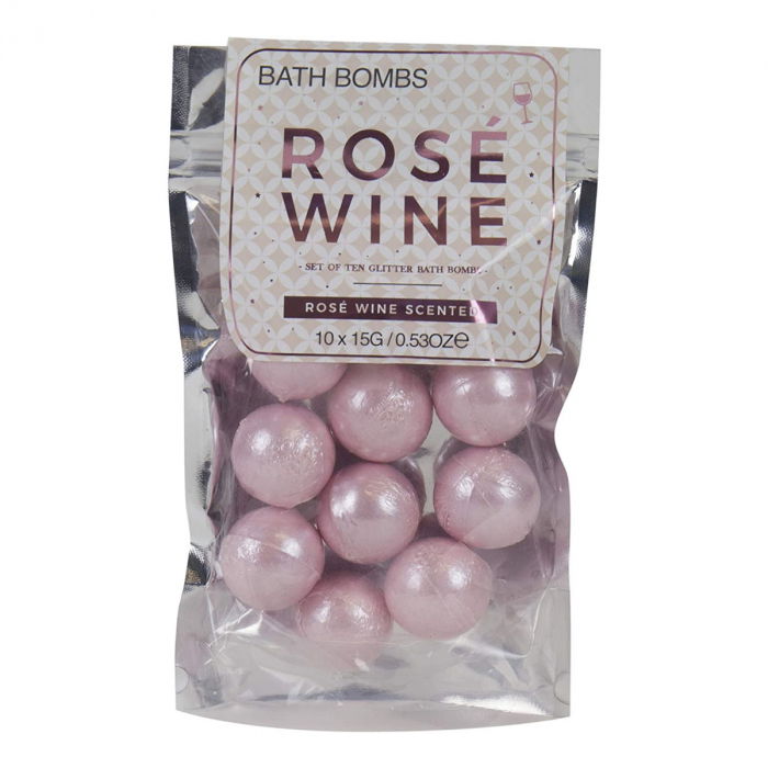 Bath Bombs Rose Wine [5]