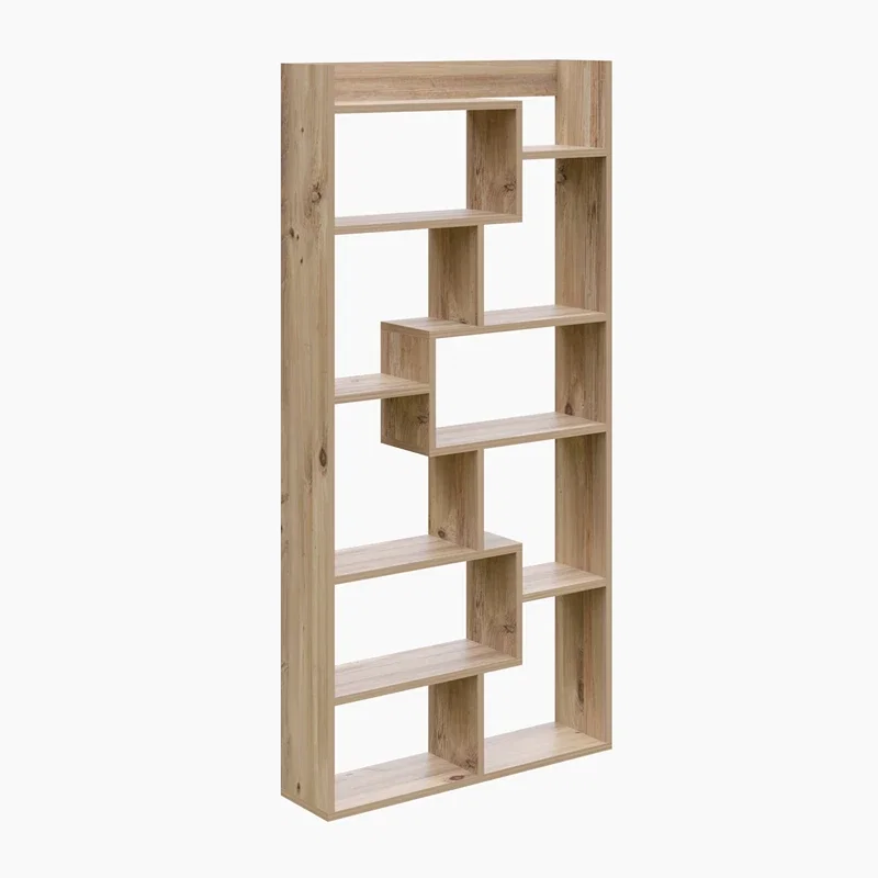 Biblioteca Kuttap Pin cu spatiu generos pentru carti si decoratiuni [3]