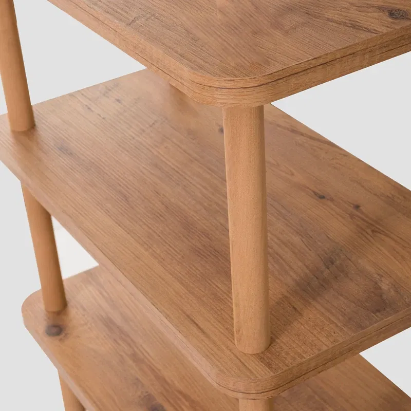 Biblioteca Step stejar Atlantic, rafturi deschise, structura rezistenta [3]