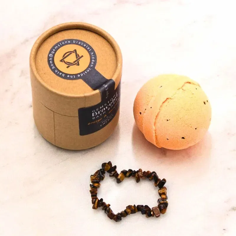 Bomba de baie cu uleiuri esentiale si bratara cu ochi de tigru [2]