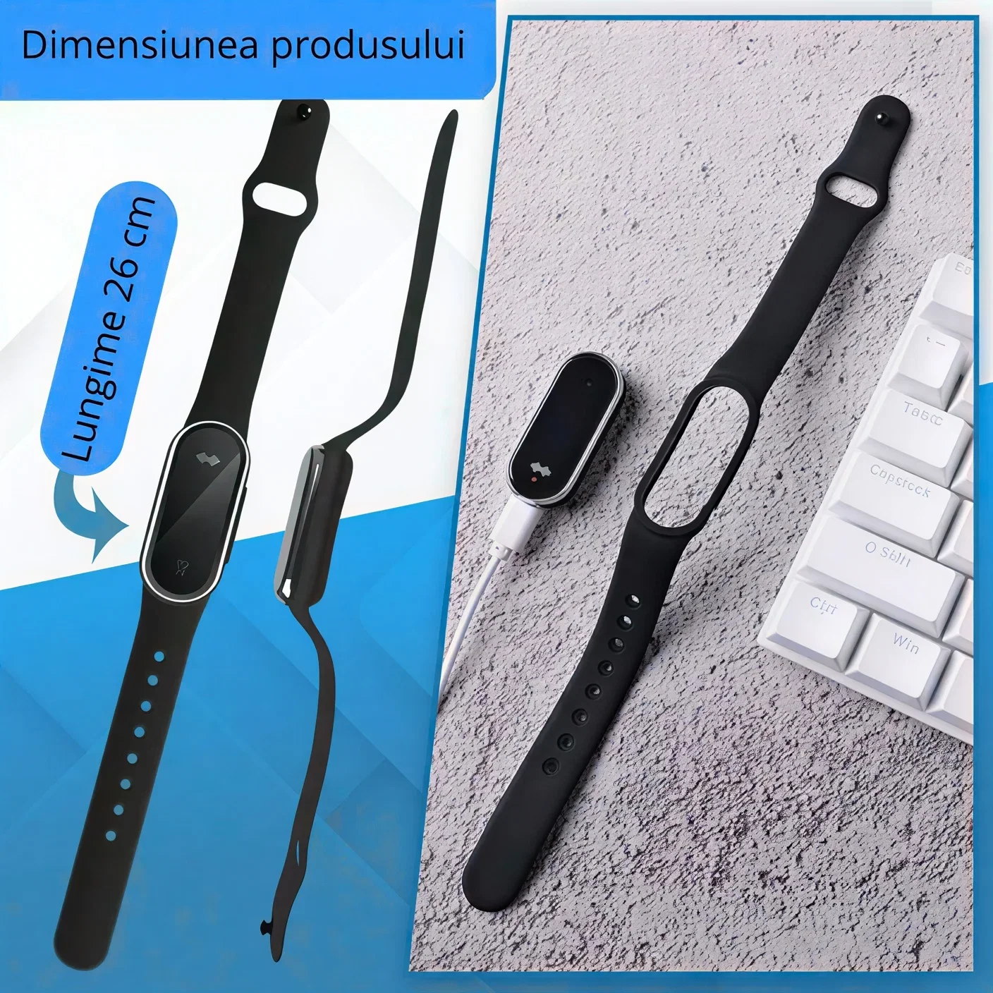 Bratara anti tantari cu ultrasunete, baterie reincarcabila 90mAh [6]