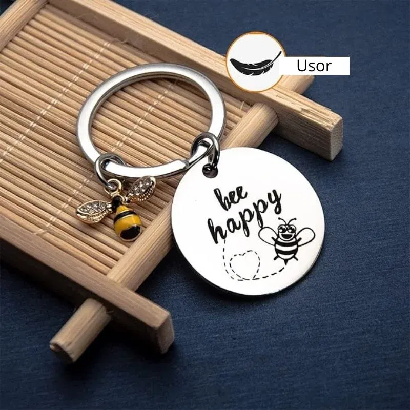 Breloc Amuzant Bee Happy [6]