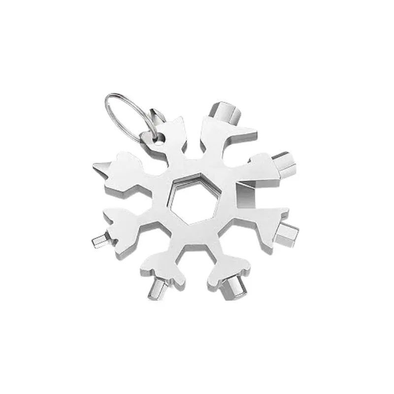 Breloc cheie multifunctionala, fulg de nea [2]