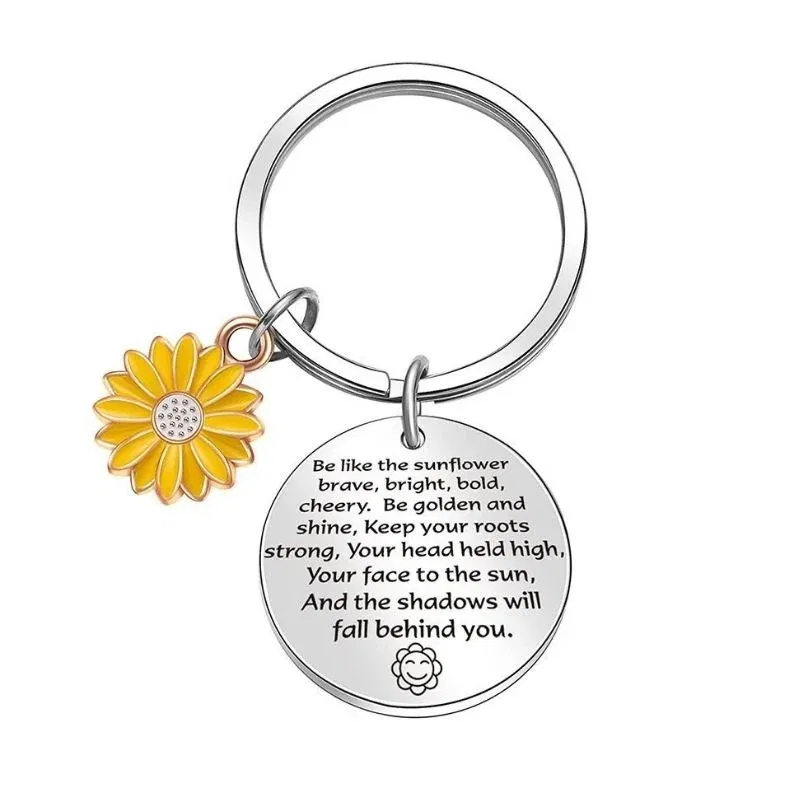 Breloc motivational cu floare [5]