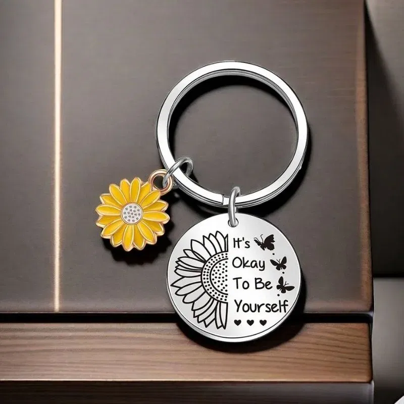 Breloc motivational cu floare [1]