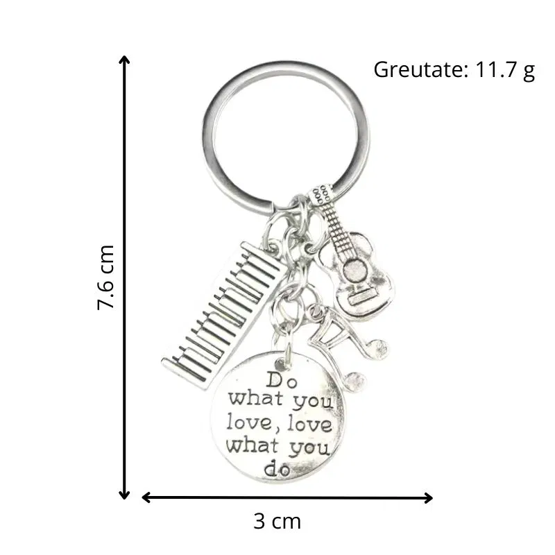 Breloc muzician, Ritm la chei [6]