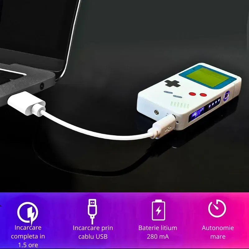 Bricheta Gamer Retro cu incarcare USB [4]
