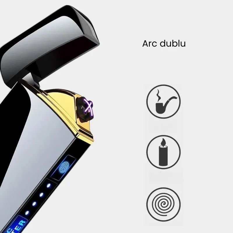 Bricheta LCD Reincarcabila cu Arc Dublu [8]