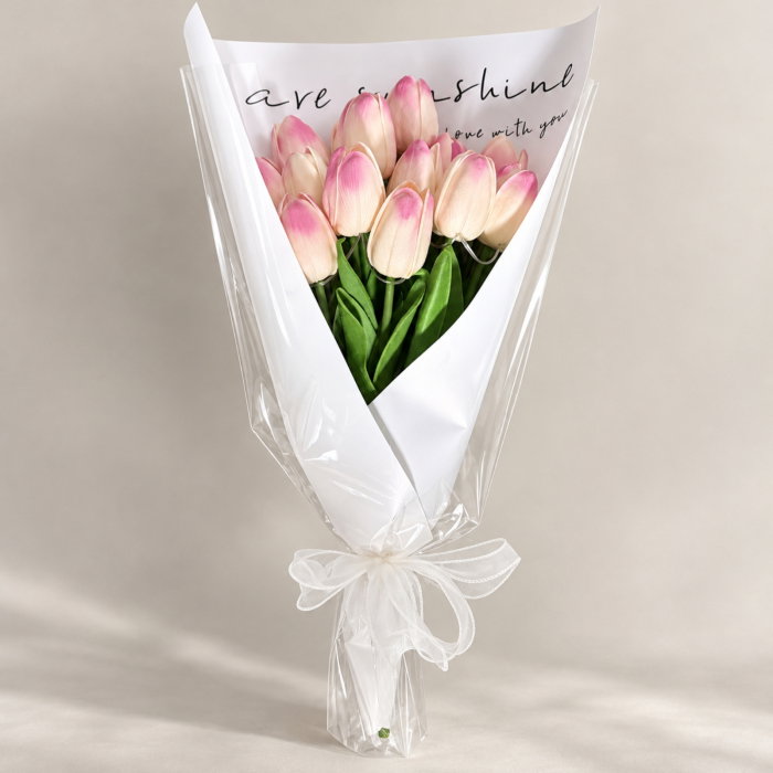 Buchet elegant 15 Lalele cu lumina LED [7]