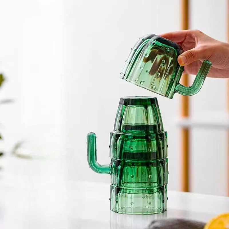 Cactus Cups set de 4 cani si pahare stivuibile [5]