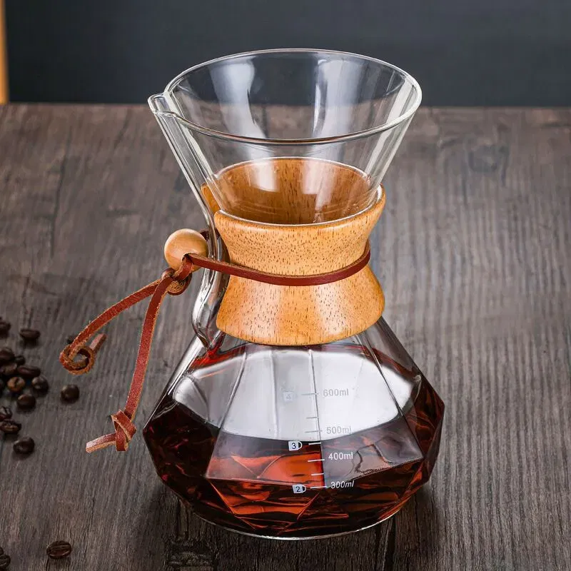 Recipient pentru cafea din sticla Coffee Joy V60 [1]