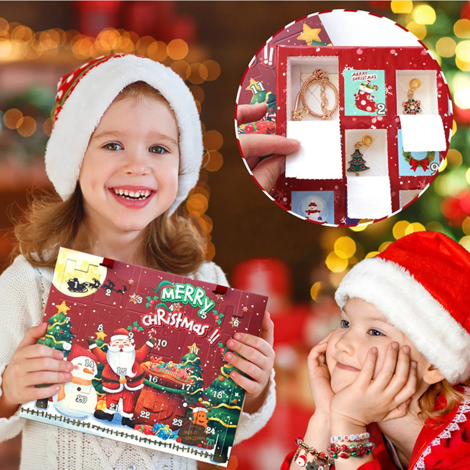 Calendar Advent pentru fete Merry Christmas [3]