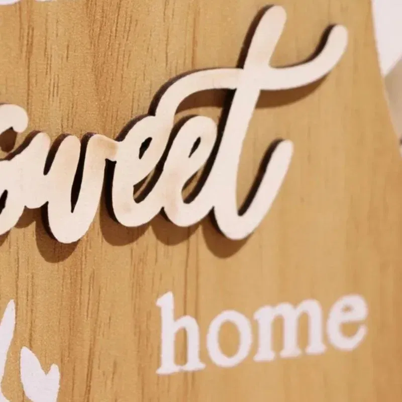 Calendar rotativ din lemn Home Sweet Home [3]