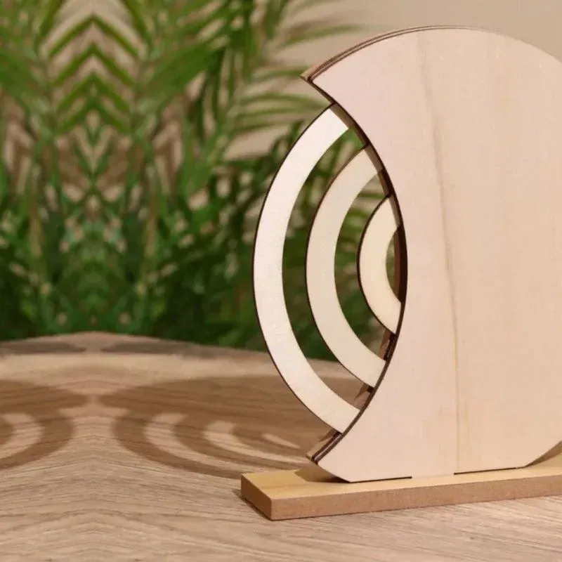 Calendar rotativ din lemn Home Sweet Home [6]