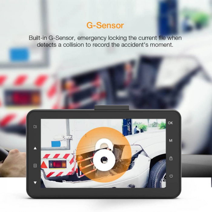 Camera auto DVR Apeman C450, Full HD, G-Sensor, Mod parcare, Filmare in bucla [3]