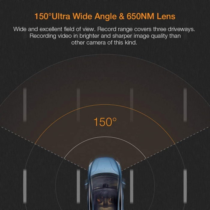 Camera auto DVR Apeman C450, Full HD, G-Sensor, Mod parcare, Filmare in bucla [2]